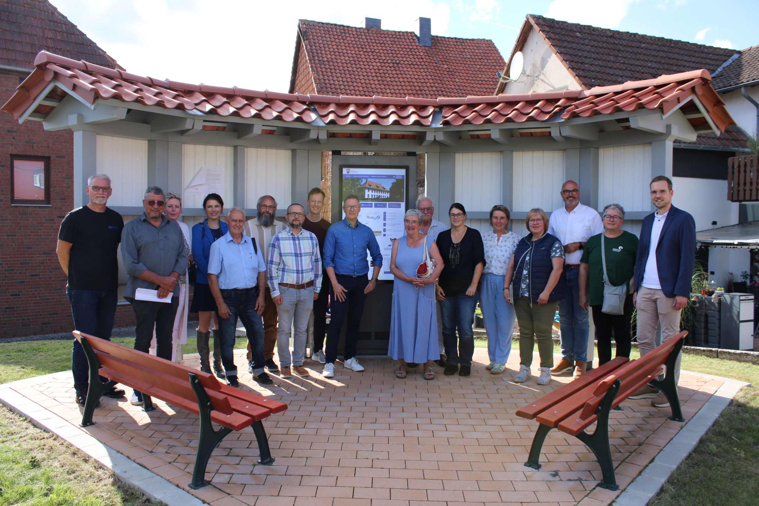 Projektreise_260908_Gruppenfoto Gruppenfoto aller Teilnehmenden im Fredelsloh